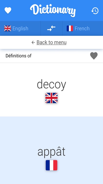Français - Anglais Dictionnaire de poche Offline screenshot-3