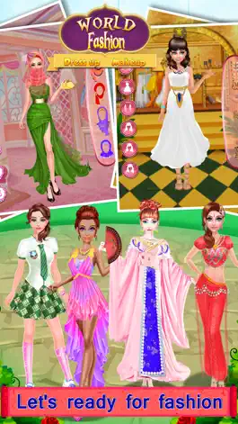 Game screenshot World Fashion Dressup & Makeup apk