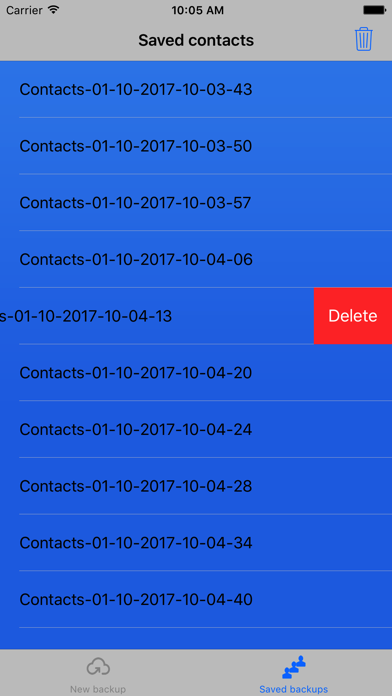 Contacts backup - easily backup & restore contactsのおすすめ画像3