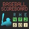 Lazy Guy's Baseball Scoreboard