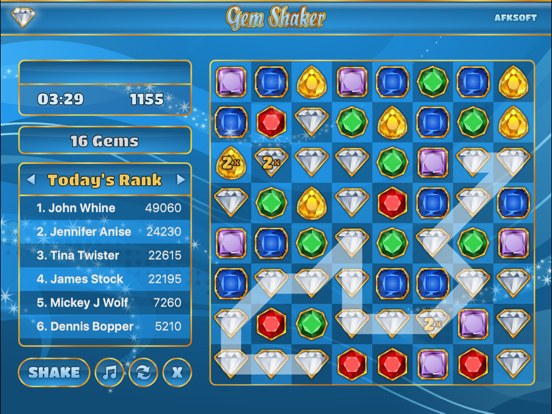 Screenshot #6 pour Gem Shaker Free