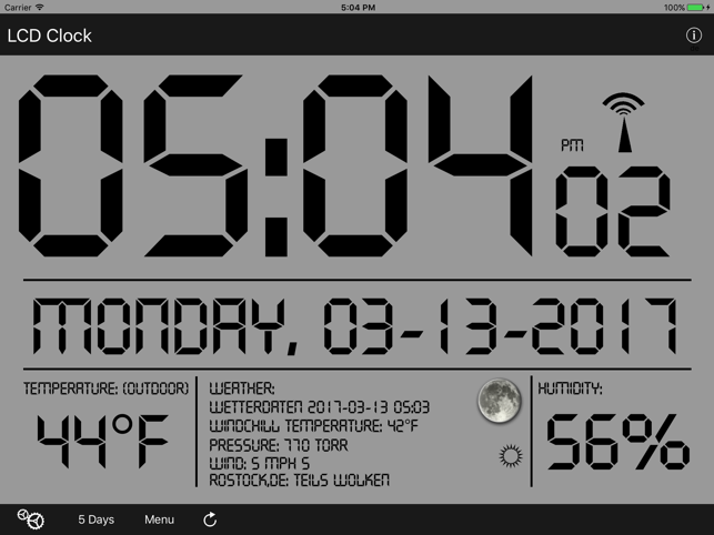 LCD Wallclock+Weather(圖1)-速報App