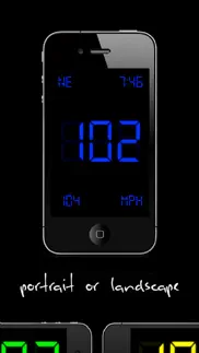 speedglow speedometer - gesture controlled speedo iphone resimleri 3