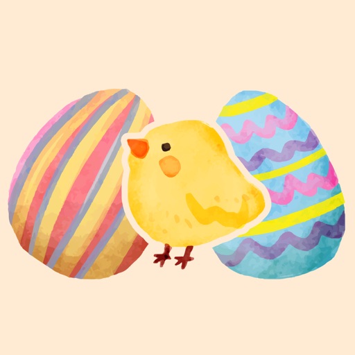 Animated Watercolor Easter Sticker Pack