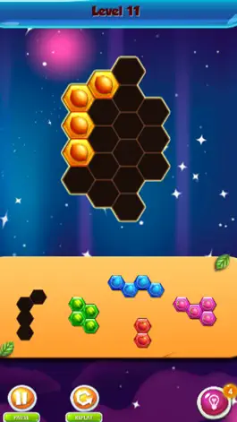 Game screenshot Hex fruit candy block : Hexa puzzle blast apk