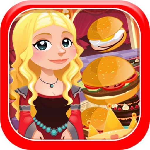 Princess Cooking Hamburger Games icon