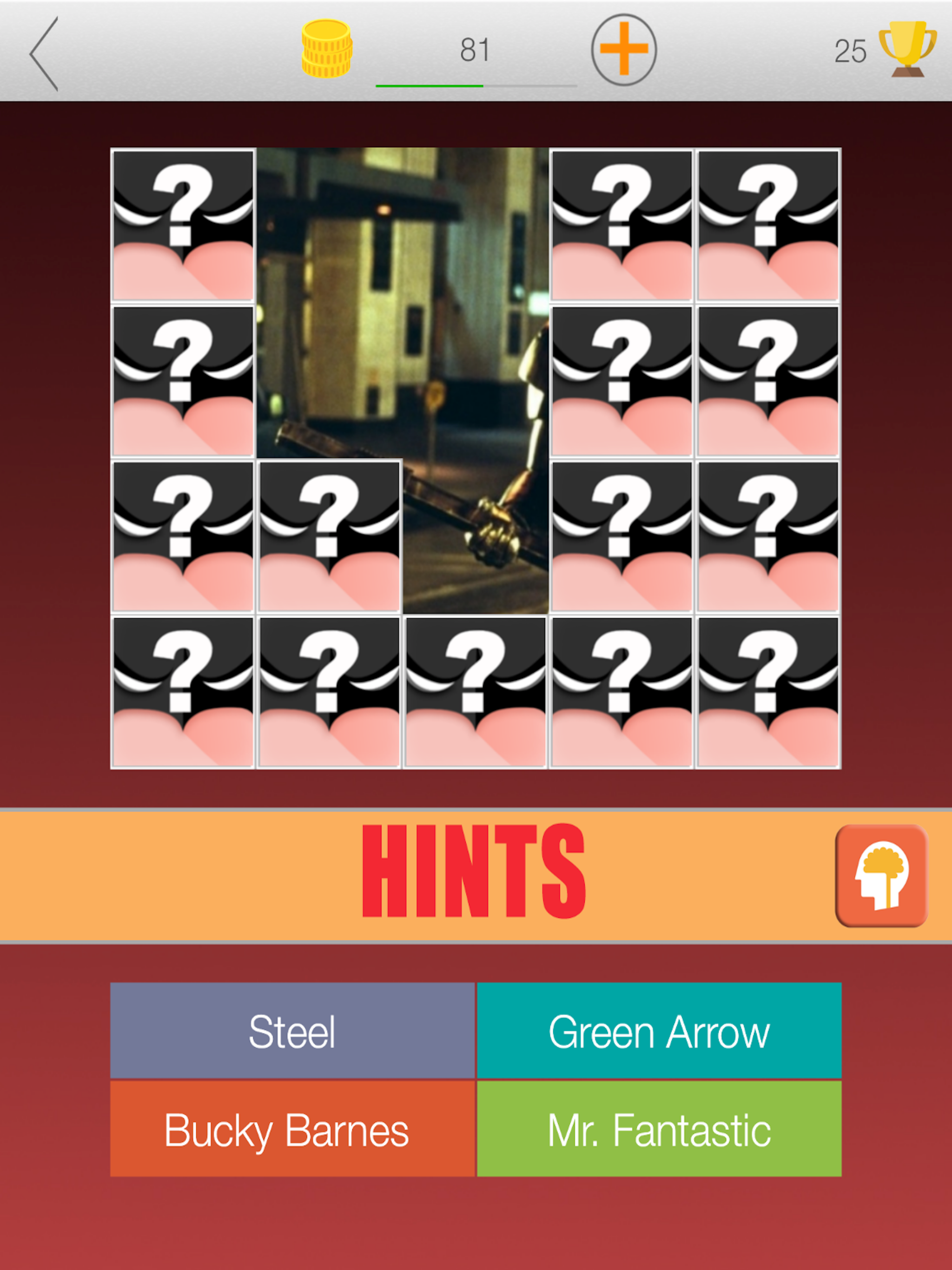Superhero Quiz Games For Marvel & DC Comics Anime
