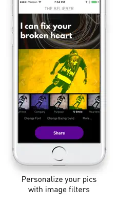 Bildschirmfoto 2 The Belieber: Photos and Quotes for Justin Bieber iphone