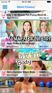 how to get your bikini body fitness videos iphone screenshot 2