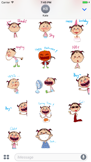 Hellowe Stickers: Girl WenWen(圖3)-速報App