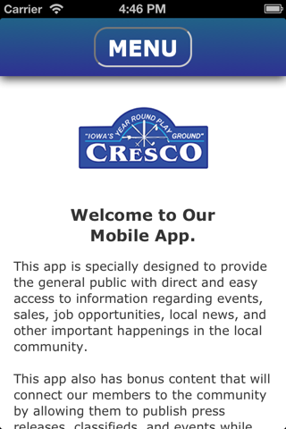 Cresco Area Chamber - náhled