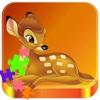 Deer - Animals Jigsaw  Games For Kids