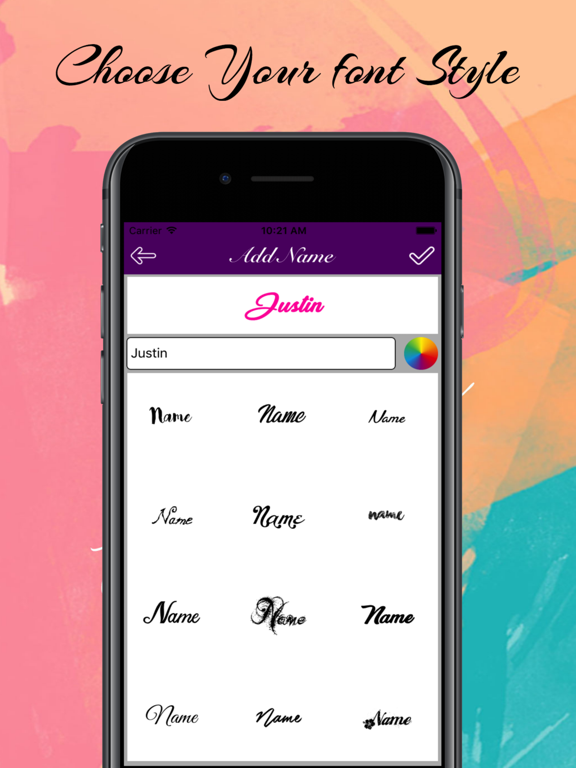 Screenshot #5 pour focus.n.filter - Calligraphy & Name Art