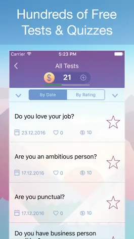 Game screenshot Tests and Quizzes - Personality Quiz for Girls mod apk
