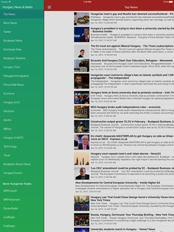 Screenshot #4 pour Hungary News in English & Hungarian Radio