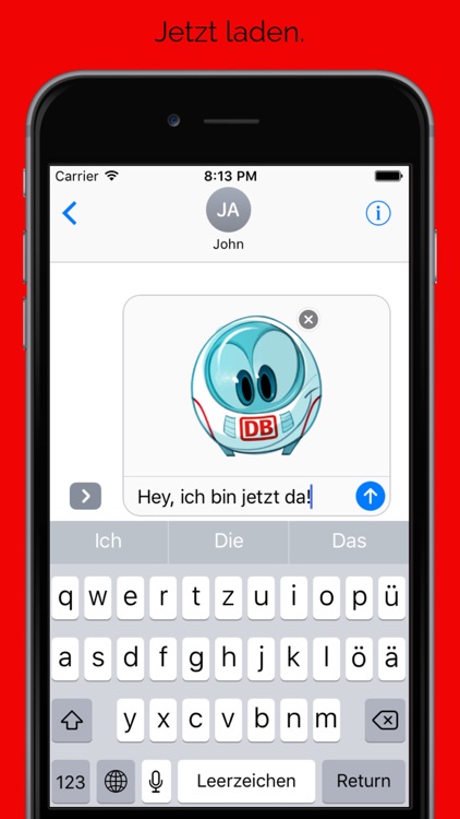 Der kleine ICE Sticker