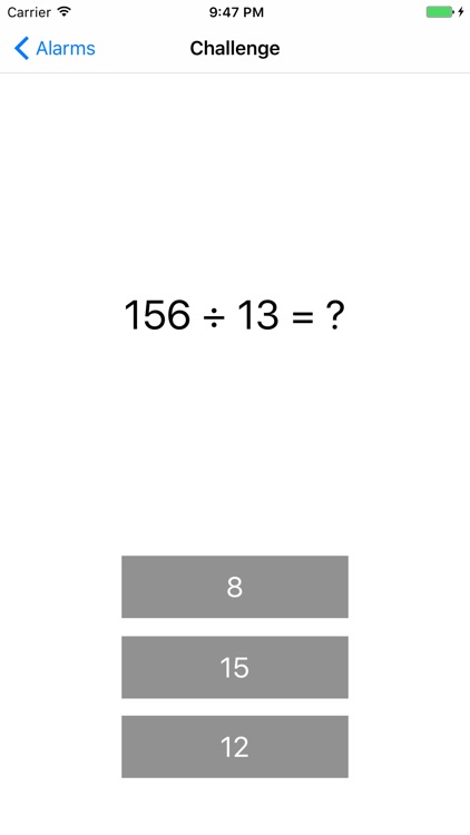 AlarmKlock++ Math Alarm Clock