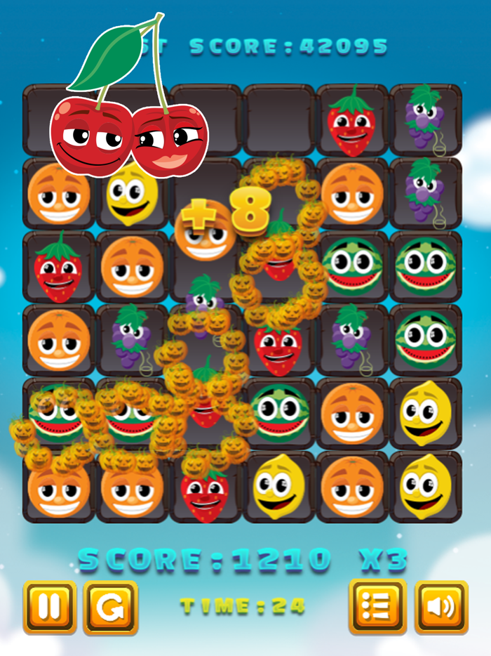 Fruit Blast Match 3 Puzzle Game