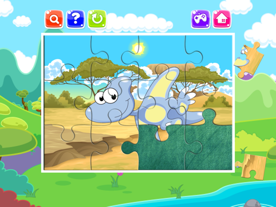 Screenshot #4 pour Dinosaur Jigsaw Puzzle Game For All
