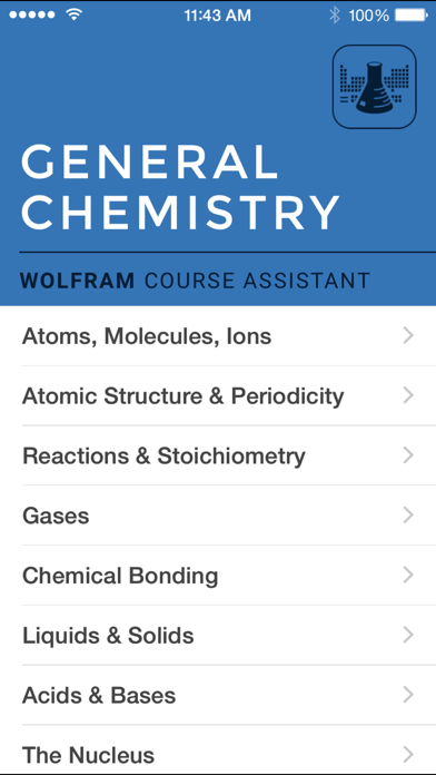 Screenshot #1 pour Wolfram General Chemistry Course Assistant