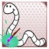 Happy Worms Paint Game For Kids