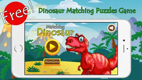 Dinosaur Matching Remember Puzzles Games For Kids