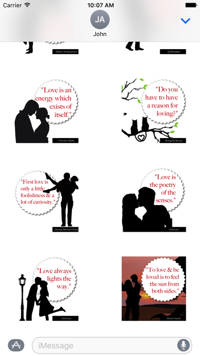 ShadowNotes: Love Quotes Screenshot