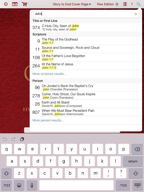 Glory to God: Hymns, Psalms, & Spiritual Songs screenshot-4