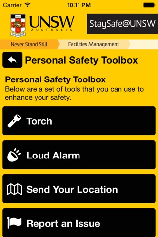 StaySafe@UNSW screenshot 3