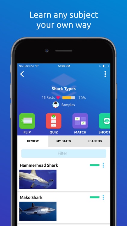 Memorang: Flashcards & Quizzes