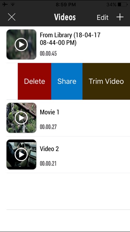 Video Editor : Easy Cut videos !
