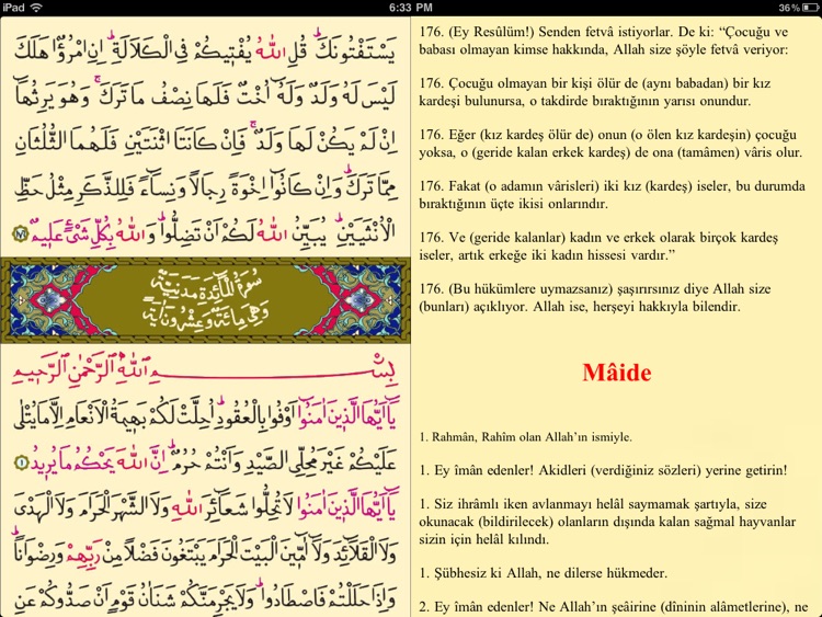 Kur'an-ı Kerim - iPad için screenshot-4