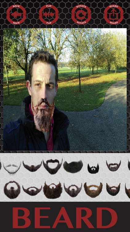Beard and hair stickers mustaches photo editor screenshot-3