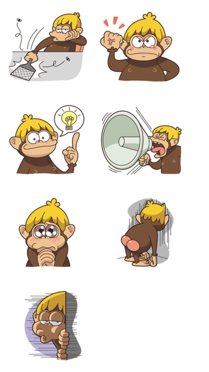 Adventurous Monkey Stickers screenshot-4