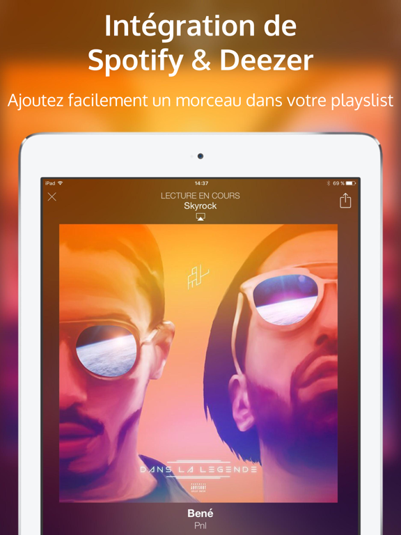 Radios Fm France iPad screenshot 4 - Music app