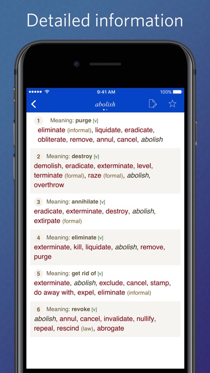English Synonym Dictionary