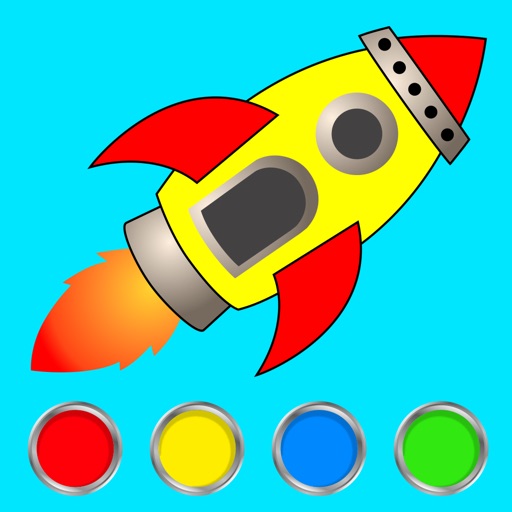 Kids Doodle Coloring Book Space Game For Kids By Hovsep