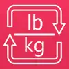 Pounds to kilograms and kg to lb weight converter delete, cancel