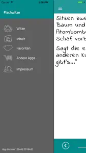 Flachwitze Lite screenshot #3 for iPhone