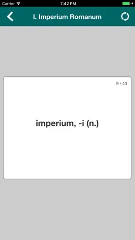 Game screenshot Lingua Latina 1 Flash Cards apk