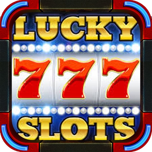 Lucky Big Win Jackpot, Exciting Slot Machine Icon