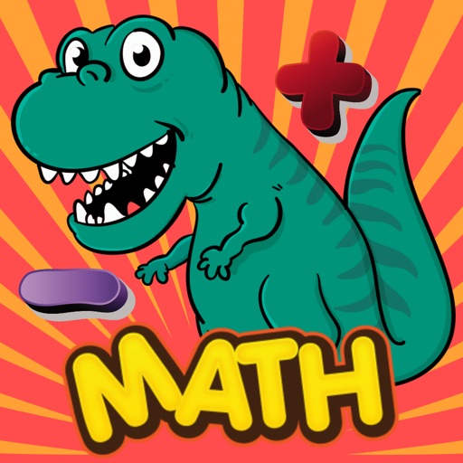 Dinosaur Math Problems Games 2nd Grade Fast Math icon