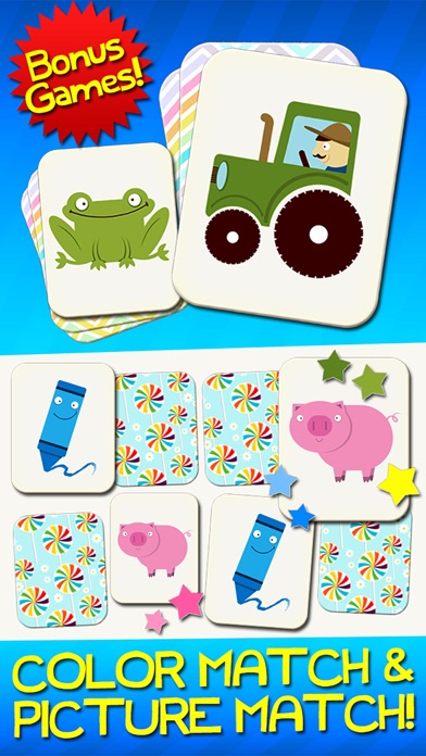 Number Games Match Game Free Games for Kids Math iPhone screenshot 2 - Education app