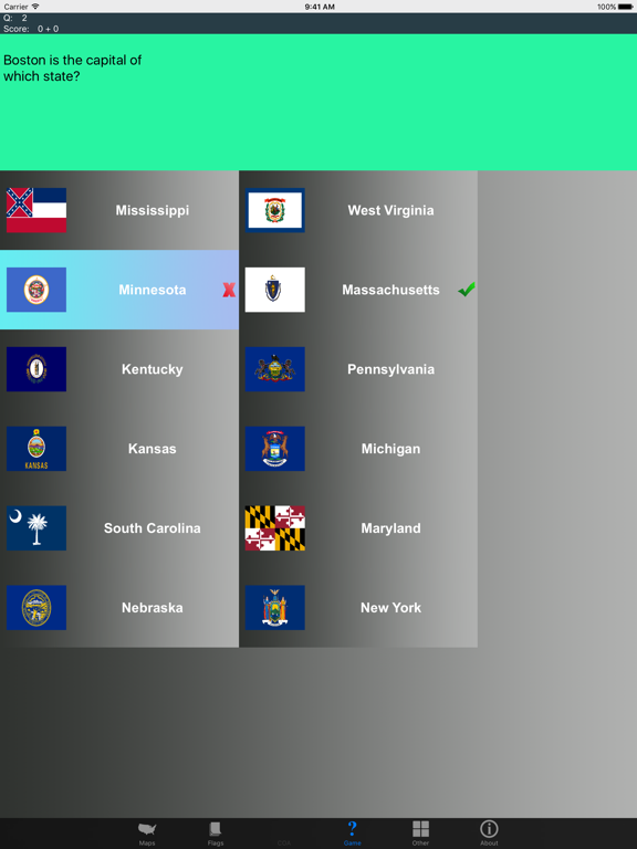 Screenshot #6 pour US State Maps and Flags