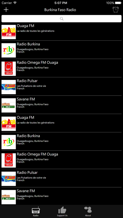 Screenshot 1 of Burkina Faso Radio App