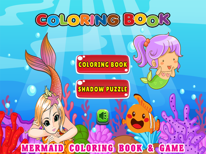 Cute Mermaid Coloring Book Pages Free - Kids Games