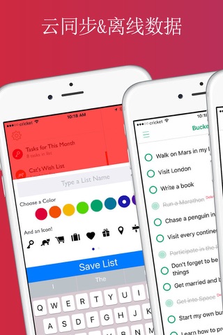 Lists - Create Colorful Tasks and Checklists screenshot 2