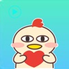 Chicks Funny Animated Stickers