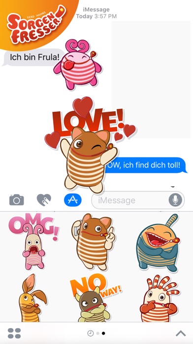 Sorgenfresser Emojis Screenshot 1 - AppWisp.com Sorgenfresser Emojis Screenshot 1 - AppWisp.com