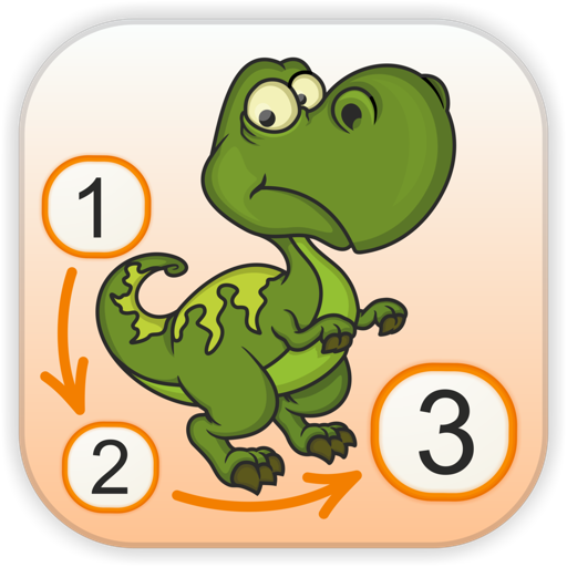 Dinosaurs - Connect the Dots and Add Colors - Free